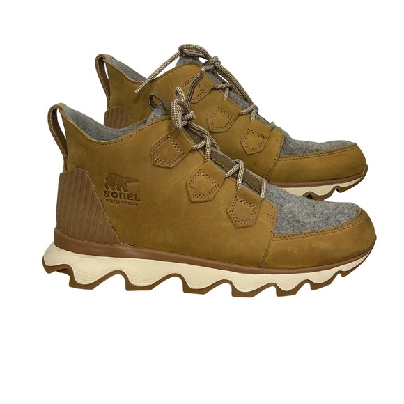 Sorel Shoes - Sorel Kinetic Caribou Sneaker Waterproof Shoes Womens Size 8 Lace Up Boots